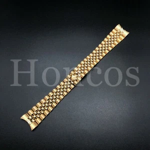 20MM President Jubilee Watch Band Bracelet Fits for Rolex Solid Link Gold - Picture 1 of 4