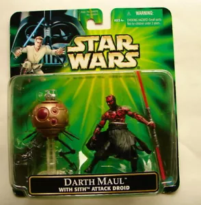 Star Wars POTJ DARTH MAUL con droide de ataque sith sin usar y sin usar e i 522 - Imagen 1 de 3