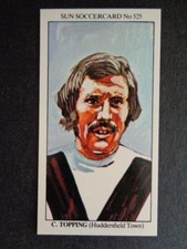 The Sun Soccercards 1978-79 - Chris Topping - Huddersfield Town #525