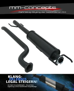 Silenciador deportivo para Opel Astra G 1.6 62kw MSD VSD silenciador central OPC - Imagen 1 de 3