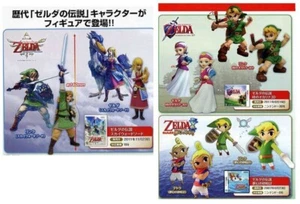 Takara Tomy Legend of Zelda Link and Princess Conjunto de 6 Figuras Colección - Imagen 1 de 2