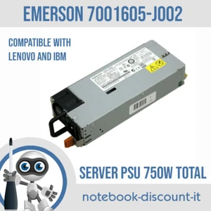 EMERSON 7001605-j002 j000 Switching PSU 750W MAX 94y8194 94y8309 Tested - Foto 1 di 1