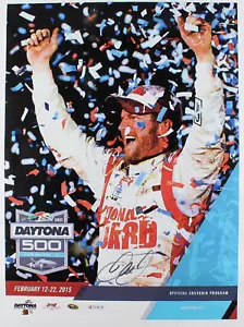 Dale Earnhardt Jr. Signed (Dale Jr. Hologram & COA) 22x29 NASCAR 2015 Daytona 50 - Picture 1 of 3