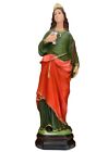 Statue Santa Lucia Cm 40 In Resin For Indoor And Esterni- Made In Italy
