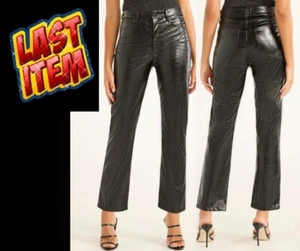 Pantalones cortos Sofia Jeans para mujer 14 Paloma ajustados rectos tiro alto, 26" entrepierna negros - Imagen 1 de 16