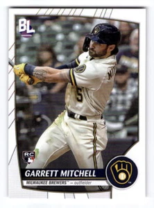 2023 Topps Big League Garrett Mitchell Rookie RC 178 Milwaukee Brewers - Picture 1 of 2