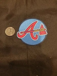 ATLANTA BRAVES BASEBALL EMBROIDERED IRON ON PATCH - Picture 1 of 1