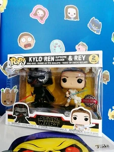 Star Wars The Rise of the Skywalker - Kylo Ren (Supreme Leader) & Rey Vinyl 2PK - Picture 1 of 6