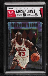 1995-96 Fleer Ultra Scoring Kings Michael Jordan #4 HGA 7.5 HOF