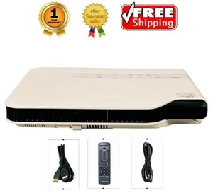 Casio XJ-A140V DLP Projector Portable 2500 Lumens Full HD HDMI w/Accessories - Picture 1 of 9