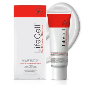 Crema antienvejecimiento todo en uno - reduce arrugas, líneas finas, ojeras y sol D - Imagen 1 de 11