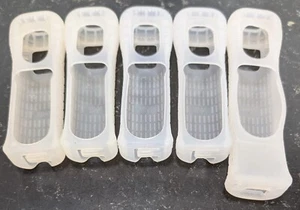 5x Funda Silicona Mando Oficial Nintendo Wii Transparente - Imagen 1 de 1