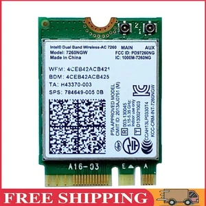 1200M Netzwerkkarte Dual Band 2,4G 5G Wireless Modul NGFF M.2 für Desktop-Laptop - Bild 1 von 10