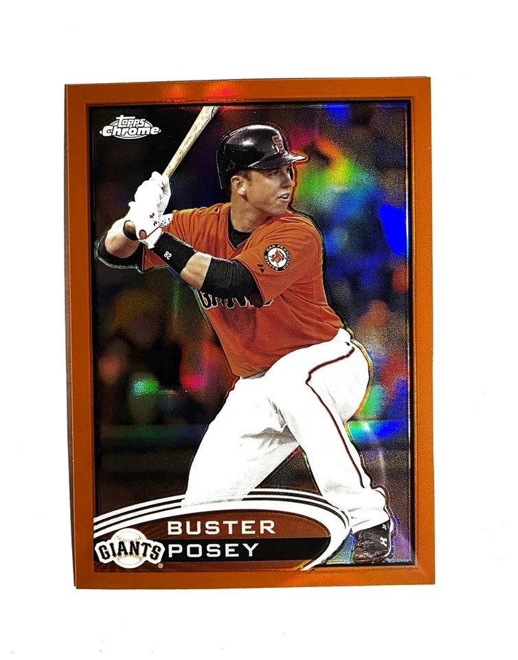 Topps Chrome 2012 - Buster Posey #24 refractor naranja Foto 1 de 2