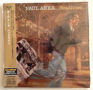 PAUL ANKA..../ HEADLINES MINI LP CD w/Obi From Japan - Picture 1 of 5