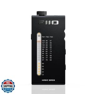 FiiO RR11 Portable HiFi FM Stereo Radio Receiver with Analog PVR Tuning, BASS - Picture 1 of 5