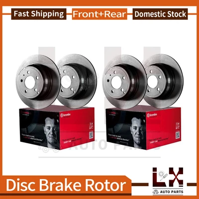 Brembo 4 Front Rear Disc Brake Rotor Fits 2003-2012 INFINITI FX35 - Image 1 of 4