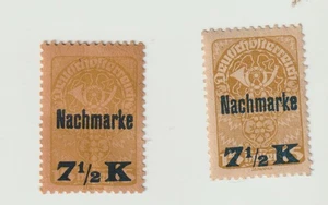 Austria Postage Due Stamp, 1921, sc#J102, overprint  Mint, hinged - Picture 1 of 1