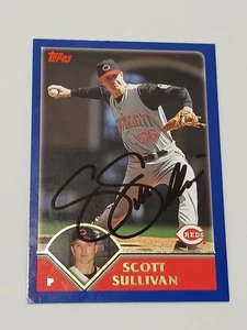 Scott Sullivan Cincinnati Reds 2002 Topps Autograph Card #199 READ DESCRIPTION - Picture 1 of 2
