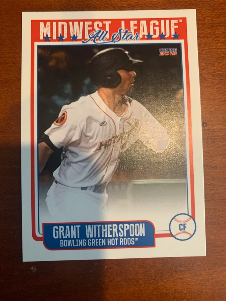 Grant Witherspoon Bowling Green Hot Rods 2019 Midwest League All Star Set Card - Image 1 of 1