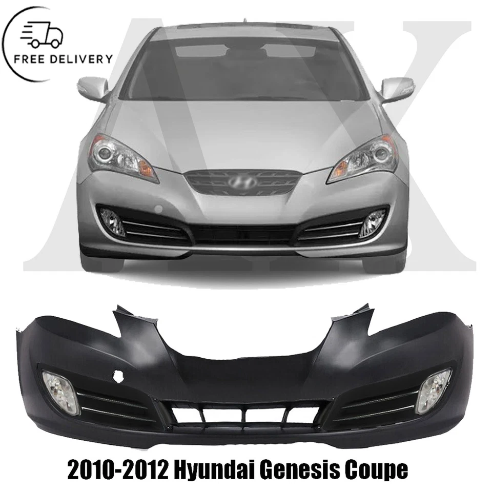 Conjunto de cubierta de parachoques delantero y faros antiniebla para Hyundai Genesis 2010-2012 cupé Foto 1 de 4