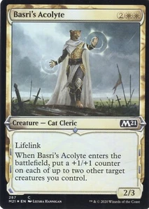 1X BASRI'S ACOLYTE SHOWCASE FOIL 287 CORE 2021 MTG MAGIC NM X1 (yourdeckbuilder) - Picture 1 of 1