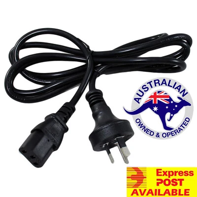 Replacement POWER CABLE / LEAD for Original Playstation 3 PS3 Console AU Plug - Image 1 of 3