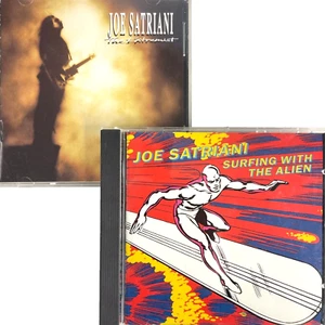 Joe Satriani 2 CD Bundle Surfing Alien Extremist Hard Rock Instrumental 1987-92 - Picture 1 of 7