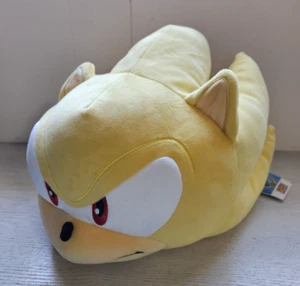 Neu mit Etikett Tomy Club Mocchi Mocchi Sonic Hedgehog Super Sonic 15 Zoll Mega Plüsch NEU - Bild 1 von 8