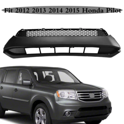 Conjunto de parrilla inferior moldura parachoques delantero Honda Pilot 2012-2015 Foto 1 de 4