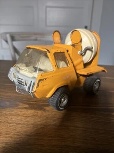 Vintage 1970's Tonka Cement Mixer Truck Orange 8” Fair Condition READ DISCP - Picture 1 of 6