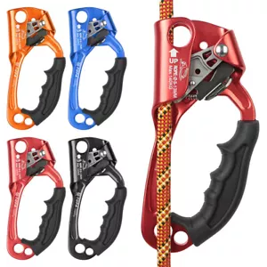 Outdoor Hand Ascender Rock Climbing Ascender 8-12mm Vertical Rope Access O9J3 - Picture 1 of 9