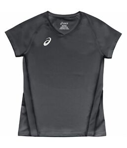 T-shirt de base volleyball filles Asics VB maillot XL NEUF AVEC ÉTIQUETTES gris livraison gratuite