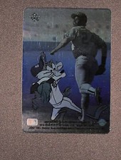 1991 Upper Deck Looney Tunes Comic Ball Hologram Ken Griffey Jr. & Wile E Coyote