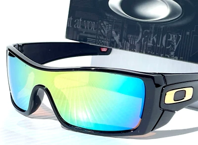 NUEVO Gafas de sol Oakley BATWOLF brillantes negras doradas icono polarizadas Galaxy doradas 9101 Foto 1 de 4