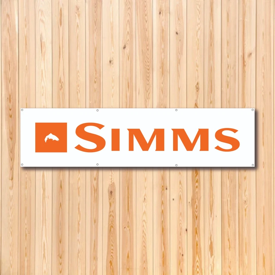 SIMMS FISHING 8'X2' VINYL BANNER - Image 1 of 1