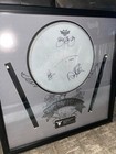 BON JOVI autographed STAGED USED Drum Head & Drumsticks FRAMED Beckett BAS LOA