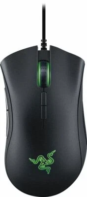 Razer - DeathAdder Elite Wired Optical Gaming Mouse with Chroma Lighting - Black - Image 1 of 4