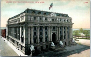 UNITED STATES CUSTOM HOUSE New York NY um 1909 - Postkarte - Bild 1 von 2