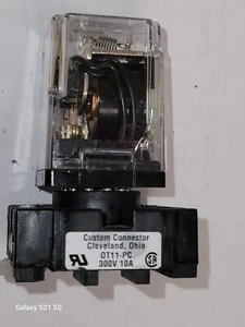 Potter & Brumfield KRPA 14AN-120 3PDT-120V Relay, + CUSTOM CONNECTOR 0T11-PC - Picture 1 of 9