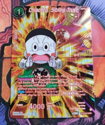 Chiaotzu, Sibling Trust SPR	BT25-013	Dragon Ball Super Card Masters - Image 1 of 4