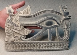 Rare Ancient Egyptian Artifact Pharaonic Stone Eye of Horus Grey BC - Picture 1 of 8