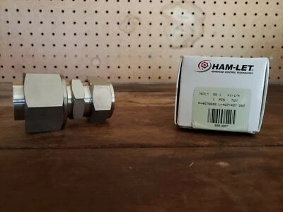 1" x 1-1/4" Tube OD 316ss Reducer Fitting Ham-Let 767LTSS 1 X 1-1/4 - Image 1 of 3