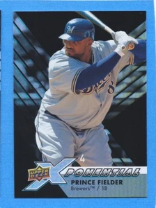 2009 Upper Deck X Xponential 4 #PF Prince Fielder Brewers - Foto 1 di 1