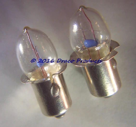 2X SET KPR118 KPR18 (K18) Krypton Flashlight Miniature Bulb 7.2V  Lamp 6D Cell - Image 1 of 3