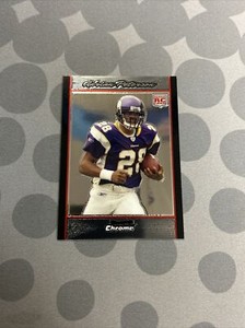 2007 Bowman Chrome Adrian Peterson Rookie RC #BC65 Vikings