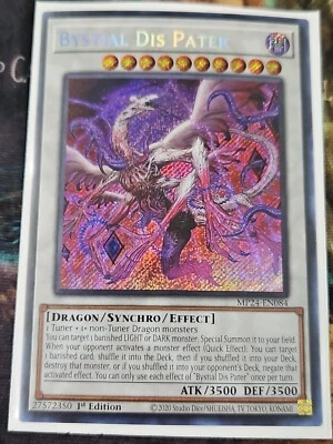 *Misprint* 1X NM Bystial Dis Pater - MP24-EN084 - Secret Rare Foiling NM - Image 1 of 2