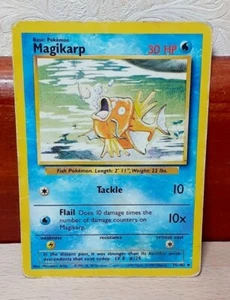Magikarp base set Pokemon trading card. 35/102. Water type. - Picture 1 of 3