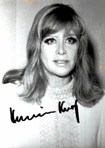 Hildegard Knef Original Signature On German Hgf 236 Cover