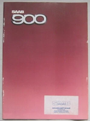 1984 SAAB 900 Brochure Pub.No. 217851 - Image 1 of 4